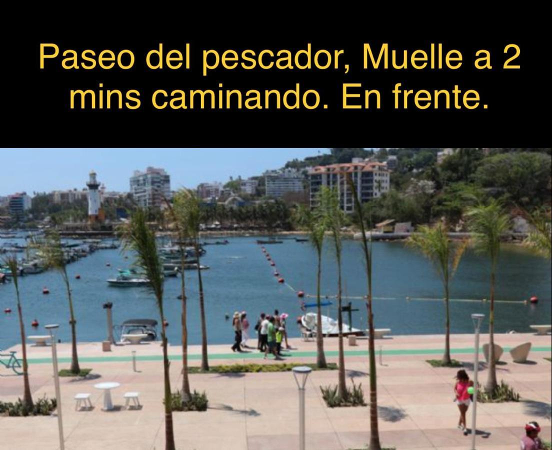 Departamento Sobre Costera, 1Min La Quebrada, 3M Playas Y Yates Apartment อากาปุลโก ภายนอก รูปภาพ